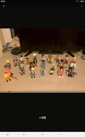 25 playmobil Figuren teils mit zubehör Bild 3