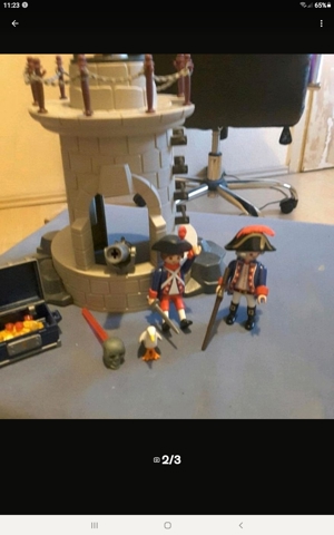 Wie Neu . Playmobil soldatenturm mit licht Bild 3