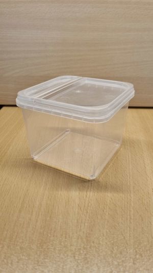Aufzuchtdose, Aufzuchtbox eckig 88mm 88mm 75mm, 360ml. Bild 5