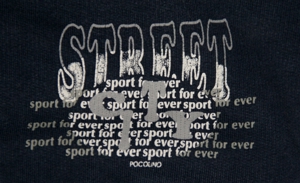 Grau-blaues Sweat-Shirt - Größe 110 - Pullover - "Street" Bild 2