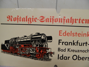 Sammler Eisenbahnfreunde: Zuglaufschild, Schild Zugschluß Bild 1
