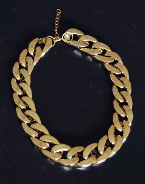 Halskette goldfarben, Bild 1