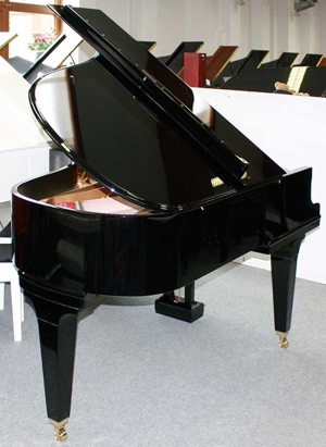 Flügel Klavier Grotrian-Steinweg 185, schwarz poliert, 5 Jahre Garantie Bild 2