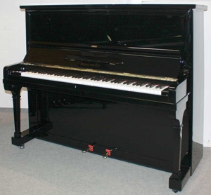 Klavier August Förster 130, schwarz poliert, 5 Jahre Garantie Bild 1