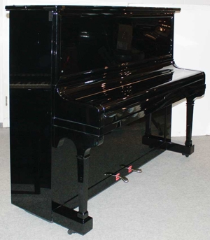 Klavier August Förster 130, schwarz poliert, 5 Jahre Garantie Bild 2