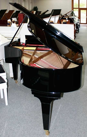 Flügel Klavier Grotrian-Steinweg 185, schwarz poliert, 5 Jahre Garantie Bild 3
