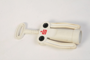 Korkenzieher Hebel Flaschenöffner Plastik Sparkasse Werbegeschenk 70/80er