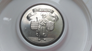 Medaille aus der Kupferbergbaustadt Hettstedt, DDR Bild 1