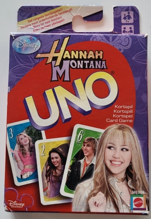 UNO Kartenspiel Hannah Montana