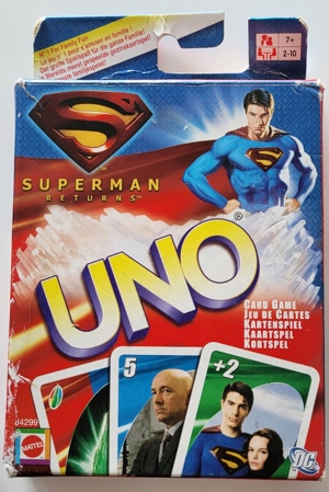 UNO Kartenspiel Superman