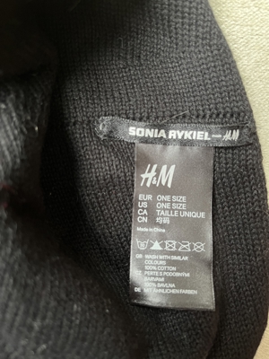 Sonia Rykiel Pour H&M Beret, schwarz mit Strasssteinen Bild 2