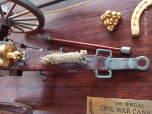 Modell Franklin Mint Civil War Cannon 1857 Bild 3