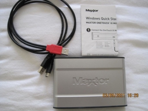 Festplatte MAXTOR ONE TOUCH III, 120 GB Bild 2