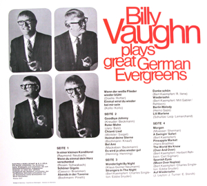 Billy Vaughn plays great German Evergreens - 2 LPs - Vinyl Schallplatte - C148-92689 690 Bild 2