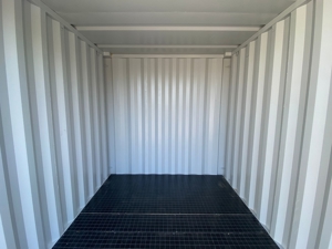 10 Fuß Lagercontainer in Anthrazit, Baustellencontainer, Materiallager Bild 2