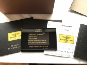 Breitling Chronomat 41, Limited Edition! Kaliber B01! Wie Neu! Bild 4
