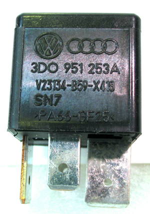 VW Audi Relais Arbeitskontaktrelais Nr. 433 - 3DO951253A / 3D0951253A - Menge wählbar Bild 3