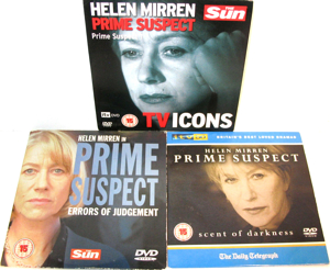 3 Promo DVDs - Prime Suspect - Helen Mirren - nur Englisch