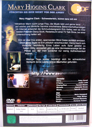 Schwesterlein, komm tanz mit mir - DVD - Mary Higgins Clark - Patsy Kensit - Yannick Bisson Bild 3
