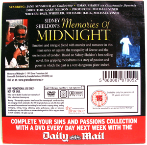 Memories Of Midnight - Promo DVD - Jane Seymour, Omar Sharif - nur Englisch Bild 2