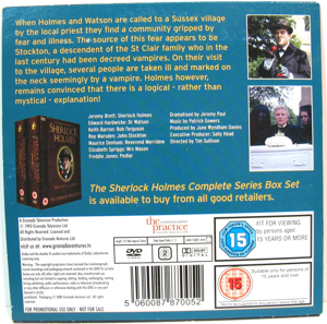 Sherlock Holmes - The Last Vampyre - Promo DVD - Jeremy Brett - nur Englisch Bild 2