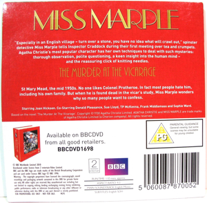 The Murder At The Vicarage - Miss Marple - Agatha Christie - Promo DVD - Joan Hickson - nur Englisch Bild 2