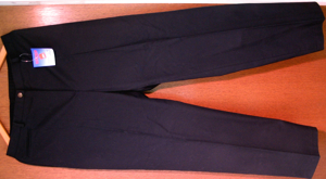 Hose schwarz Gr. 44 klassisch mit Bügelfalte von Bader - NEU mit Etikett Bild 3