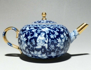 Meissen Tee Dejeneur Chinese mit Blütenranken Limitierte Sonderedition von 75 Bild 6
