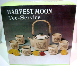 Tee-Service - Teeservice - 7-teilig - 70er - Harvest Moon - Keramik - unbenutzt + OVP Bild 7
