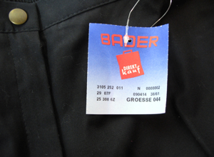 Hose schwarz Gr. 44 klassisch mit Bügelfalte von Bader - NEU mit Etikett Bild 5