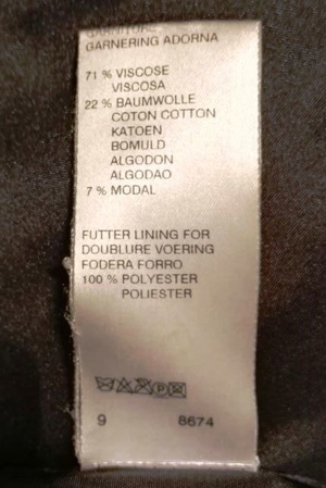 Damen Mantel Jacke schwarz mit Kunstpelzbesatz Größe 40 mit Kaschmir, Schurwolle Bild 2