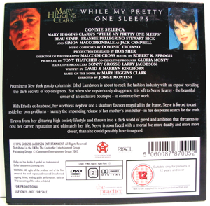 While My Pretty One Sleeps - Mary Higgins Clark - Promo DVD - nur Englisch Bild 2