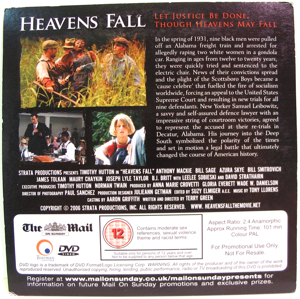Heavens Fall - Timothy Hutton, Leelee Sobieski - Promo DVD - nur Englisch Bild 2
