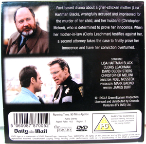 Falsely Accused - Lisa Hartman Black, Christopher Meloni - Promo DVD - nur Englisch Bild 2