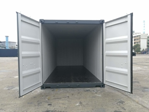 20 Fuß Seecontainer / Lagercontainer / Materiallager / Anthrazit / NEU Bild 3