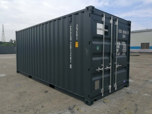 20 Fuß Seecontainer / Lagercontainer / Materiallager / Anthrazit / NEU Bild 1