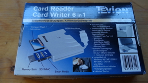 Card Reader / Writer Tevion Kartenlesegerät Speicherkarten Bild 4