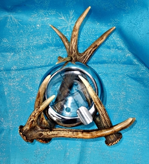 Aschenbecher Jagd Horn Kristallglas alt Bild 2