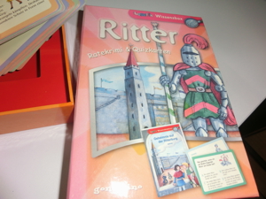 Ratekrimi&Quizkarten Ritter Lesefix Wissensbox mit Buch Kinderquiz Spiele Bild 3