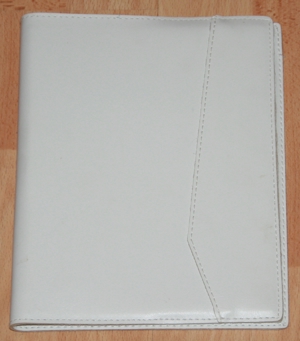 Weiße Brief-Mappe - ca. 22 x 17 cm - kleine Notiz-Mappe Bild 1