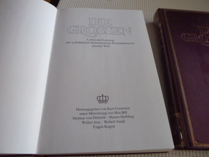 " Die Grossen" Coron Verlag ( komplett). Goldschnitt 23 Karat. Bild 1
