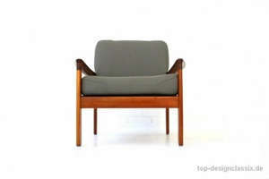 wie neu! Arne Wahl Iversen Vintage Teak Sessel Danish 60er 70er Bild 3