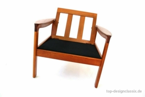 wie neu! Arne Wahl Iversen Vintage Teak Sessel Danish 60er 70er Bild 7