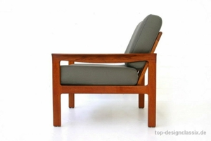 wie neu! Arne Wahl Iversen Vintage Teak Sessel Danish 60er 70er Bild 2