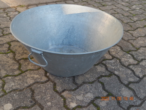 Wanne, verzinkt, Volumen ca 40 Liter Bild 3