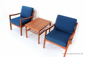 wie neu! Henning Kjaernulf Coffee Table Teak Couchtisch Vintage Bild 4