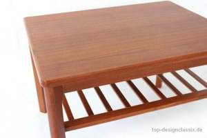wie neu! Henning Kjaernulf Coffee Table Teak Couchtisch Vintage Bild 3