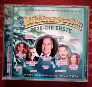 Bääärenstark! 2020 - Die Erste, 2 CDs, 40 Hits, diverse Künstler