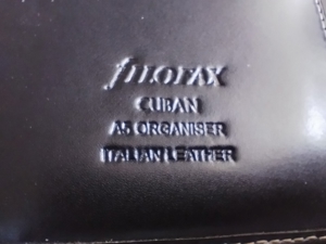 Filofax Cuban Terminplaner Timer A5 Organiser in Italian Leder Organizer Ringbuch Bild 9