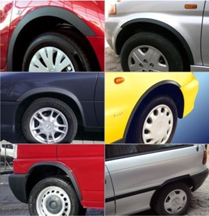 Radlaufleisten für VW GOLF 3 Bj. 1992-1997 vorne hinten 4 Stück Radlauf Zierleisten Satz Bild 3